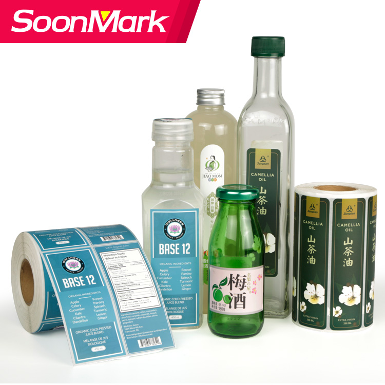 Customized PVC bottle label Customized PVC bottle label