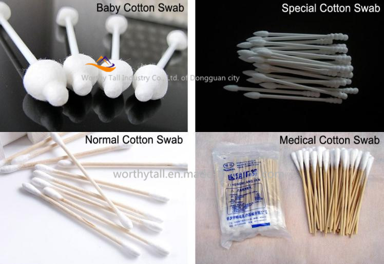 Plastic Stick Cotton Swab Machine with Packing and Drying