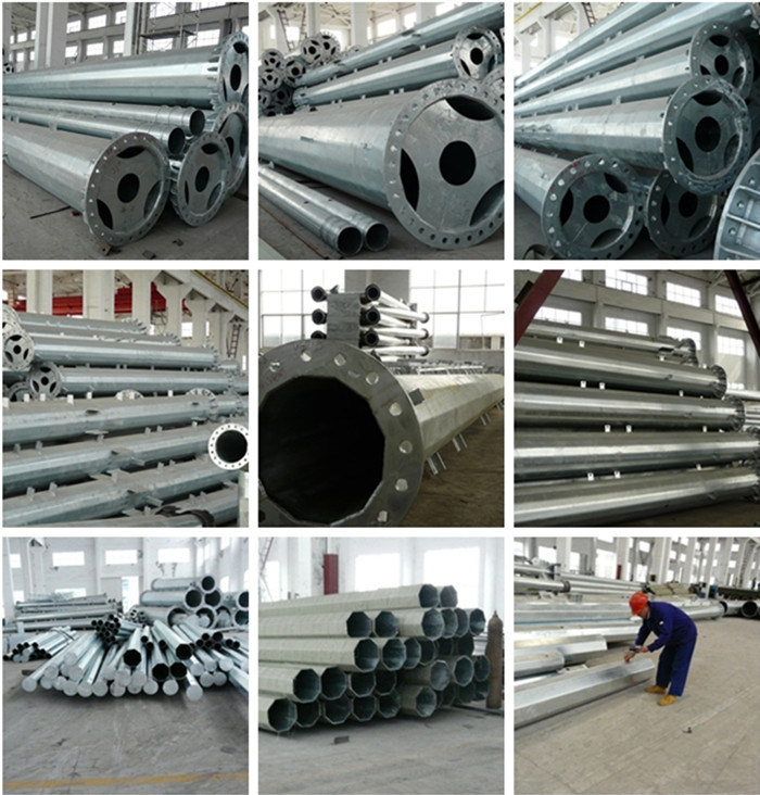 Manufacturer Galvanized Steel Power Pole