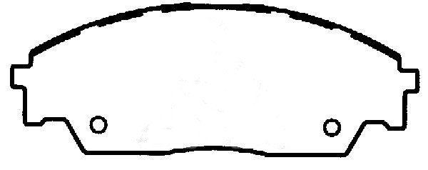 D373 Brake Pad Backing Plate