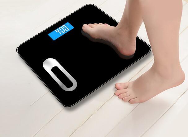 Glass Texture Design Electronic Body Fat Digital Bathroom Weighing Scale