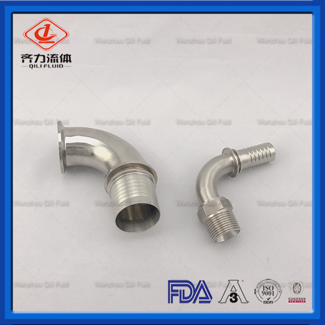 Stainless Steel Pipe Fitting CNC Machine Parts Hose Nipple