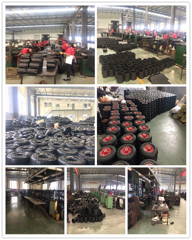 Chinese Supplier Pneumatic Tyres Rubber Wheelbarrow Wheels 3.00-8