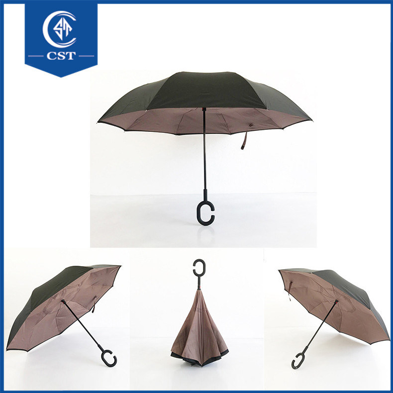 The Best New Auto-Open Reverse Umbrella with C Hook for Rain, Sun & Car