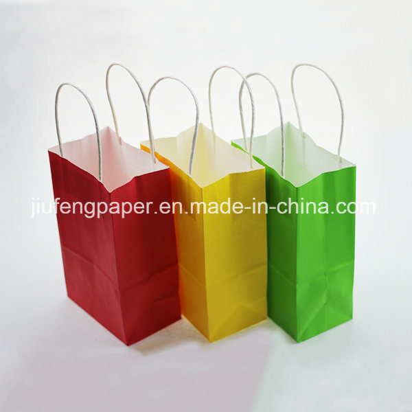 Colorful Kraft Paper Handbag