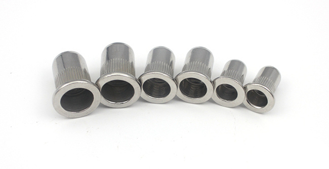 Stainless Steel Knurled Countersunk Head Rivet Nut