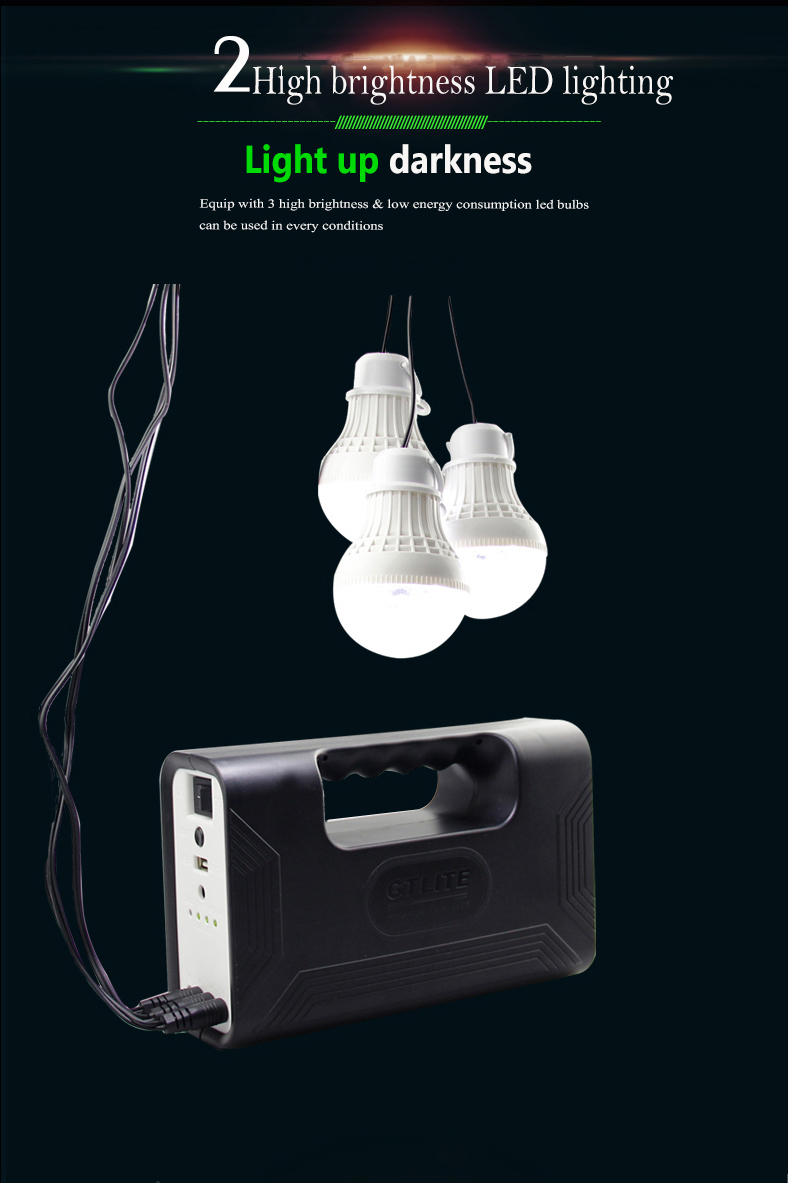 Solar Home Kits, Emergency Lighting, Charging for Mobile Products