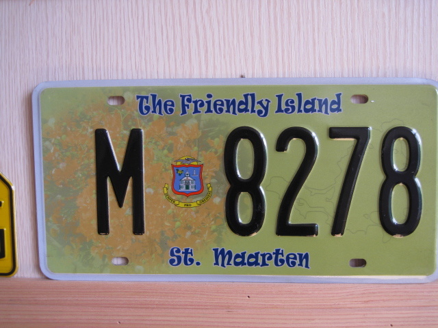 Aluminum License Plate Curacao (JS00130)