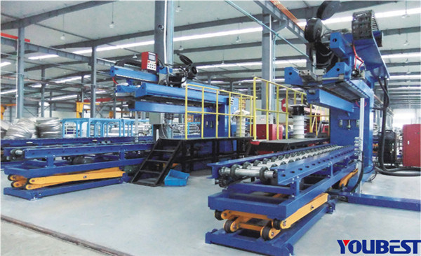 Straight Longitudinal Seam Welding Machine System for Cylinder