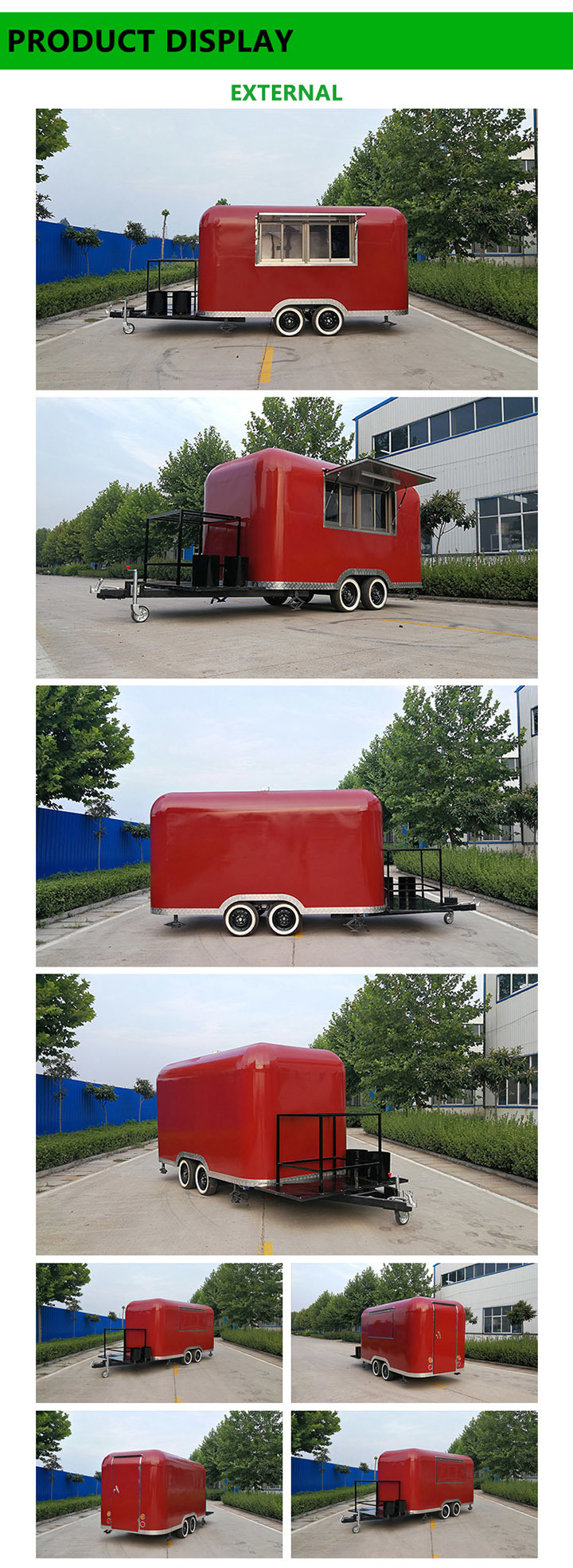 High Quality Mobile Food Trailer with Ce Approved