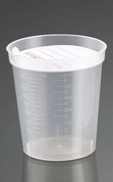 180ml PP Beaker with Graduation and ID Paper Lid