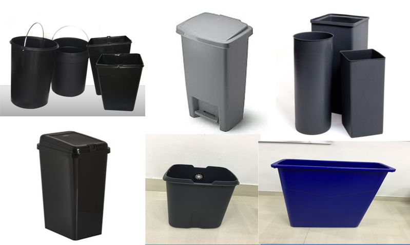 Garbage Can Molds Ash-Bin Toolings Trash Can Plastic Mould