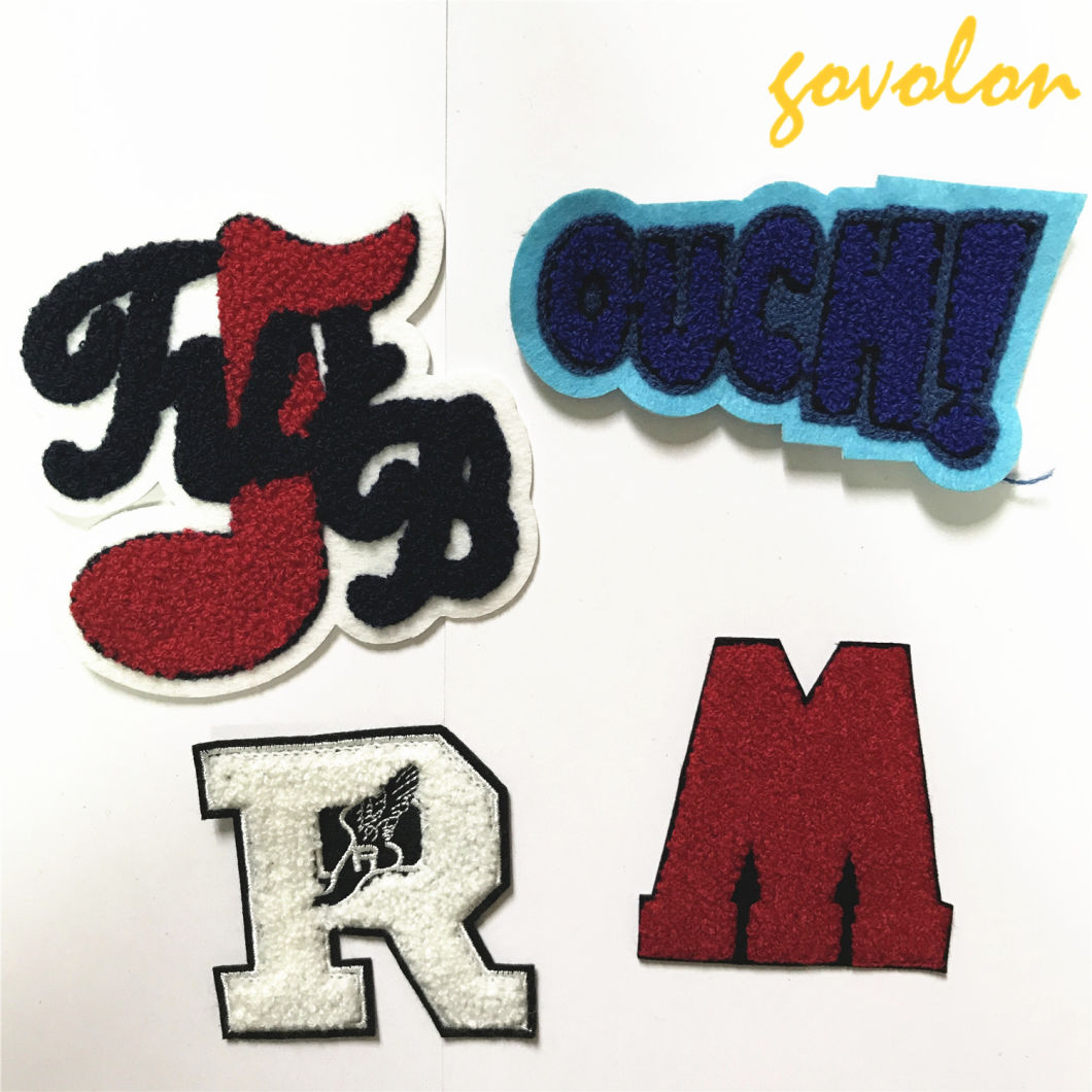 New Cotton Woven Letter Patch Letters for Logo