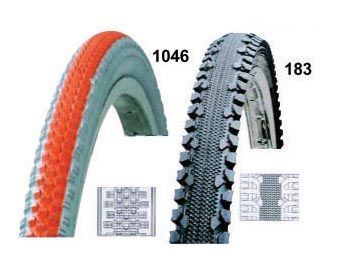 Colors Rubber OEM/ODM Patterns Bike Tires (BT-043)