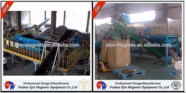 Eddy Current Separator for Foundry Shell Dross Aluminum Scraps Recovery