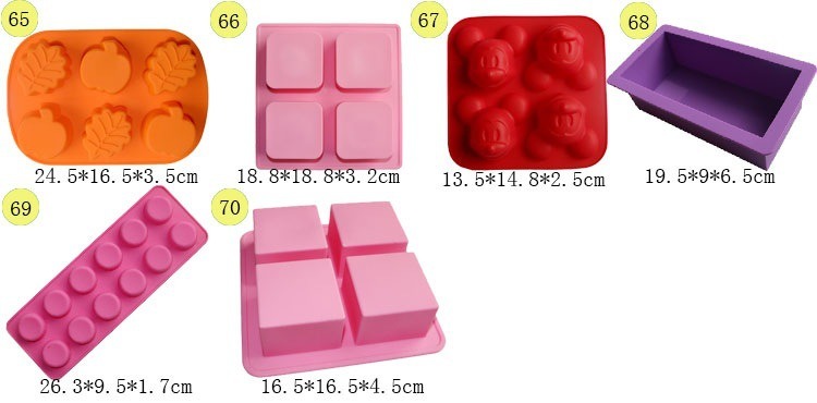 Customize Silicone Cake Mould Chocolate Mold Ice Cube Moulds