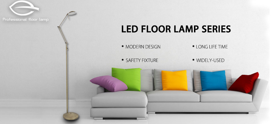 Household LED Floor Lamp Suit for Reading Room Living Room Bedroom