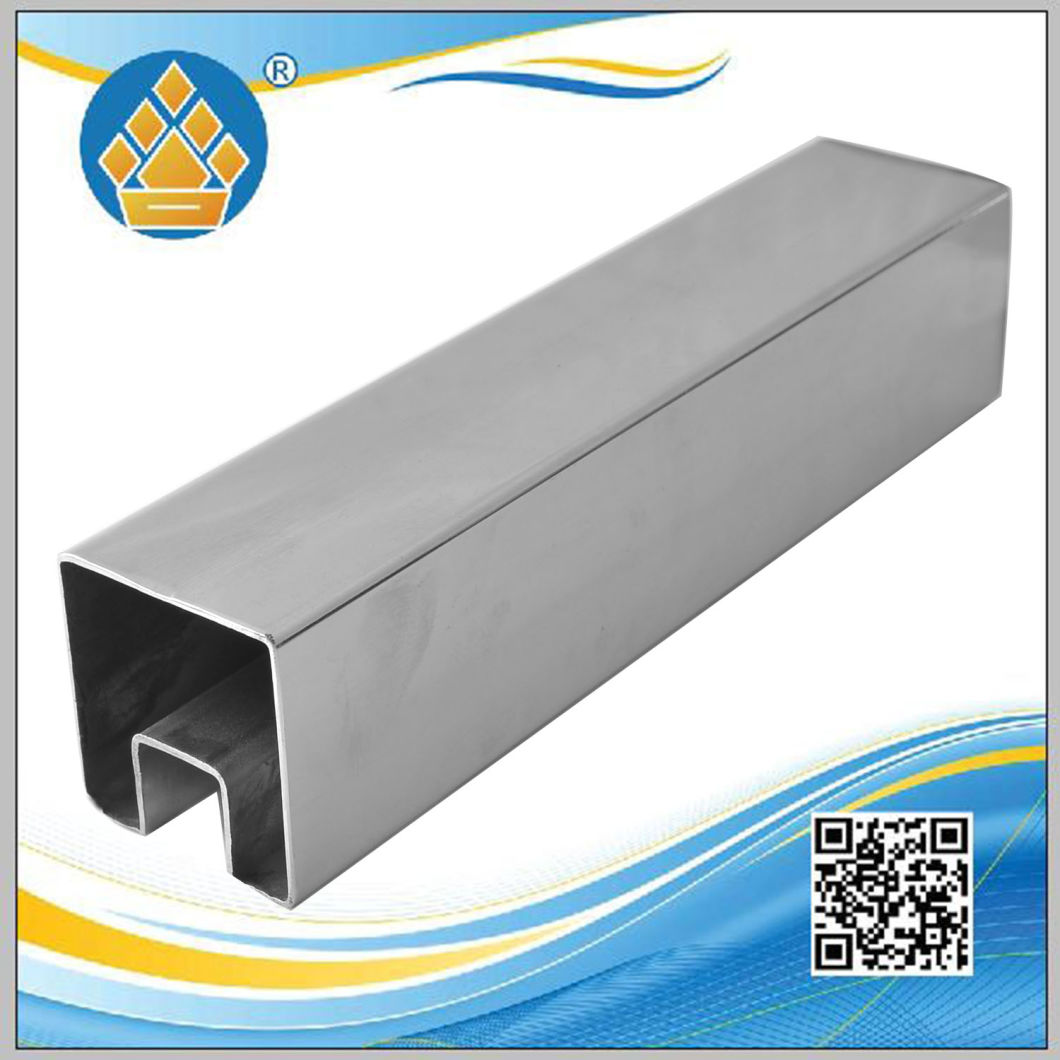 Special Stainless Steel Square Tube U Shaped Fluted Pipe Tube