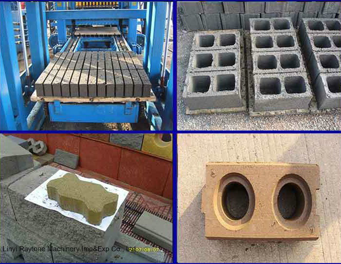 Qt4-25 Automatic Concrete Hollow Interlock Paver Block Brick Making Machine