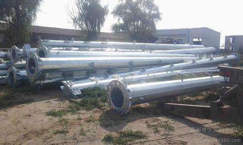 Telecom Galvanized Steel Monopole Tower