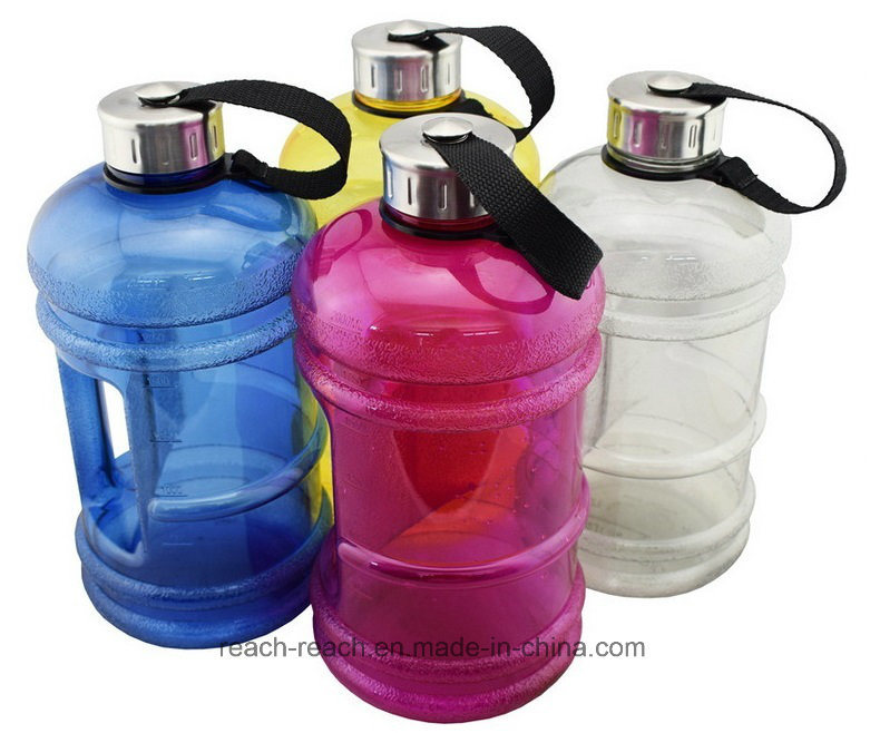 2200ml/1800ml Fitness/Gym Plastic Sports Shaker Water Bottle