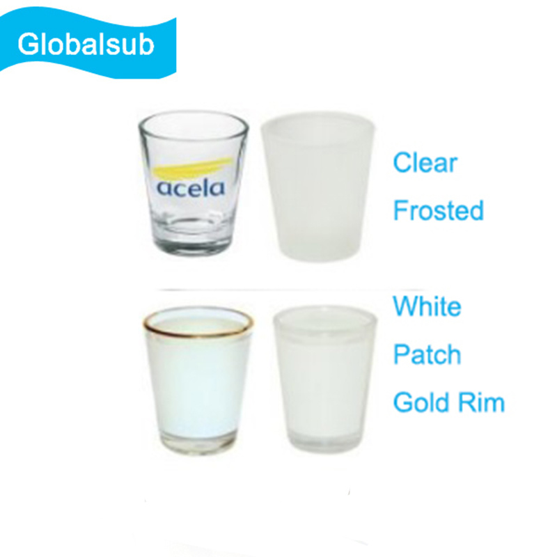 1.5 Oz Personalized Shot Glasses for Sublimation Printing