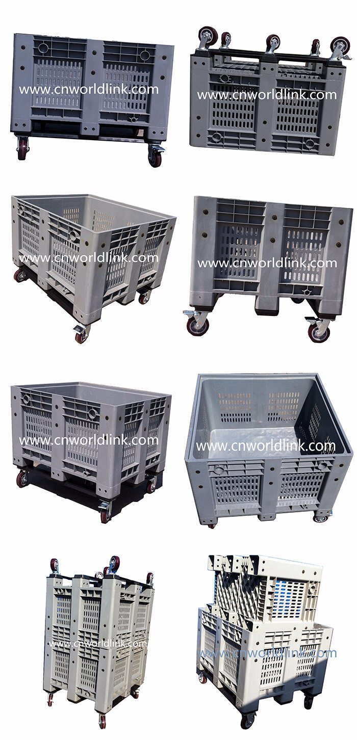 Wheelie Rolling Agriculture Plastic Pallet Box