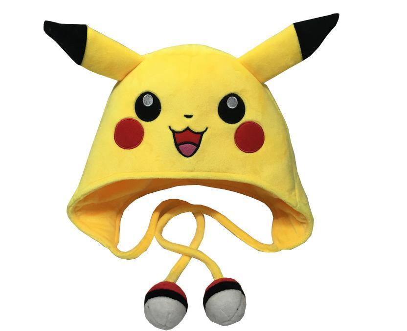 Pikachu Hat Winter Children Warm Cap Long Earflap