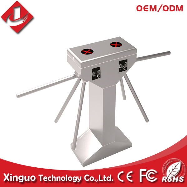 304 Stainless Steel Access Control Automatic Arm Drop Tripod Turnstiles Gate for Access Control