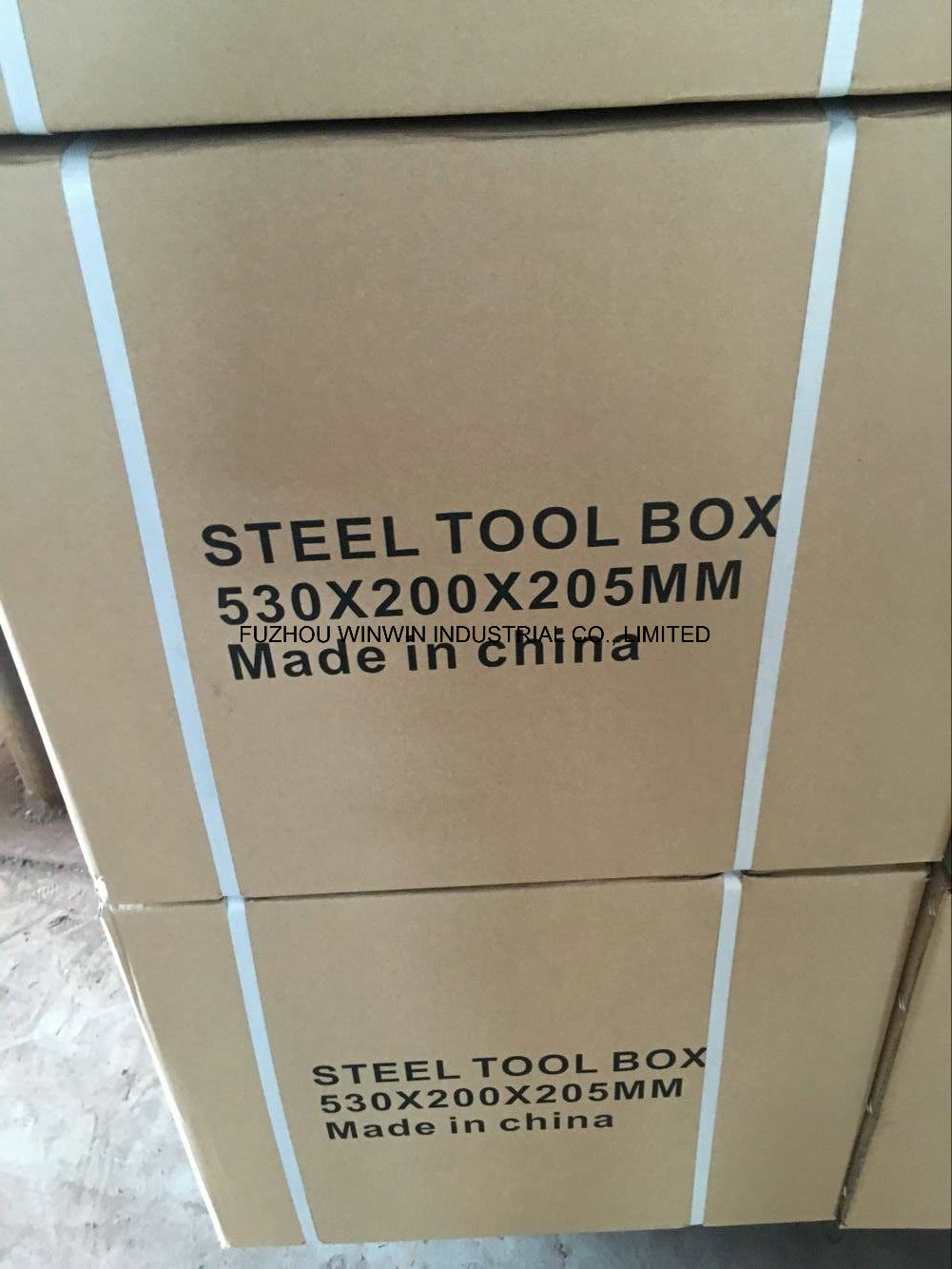 Single Color Portable Metal Toolbox with 3 Storage Layers (WW-TB302EA)