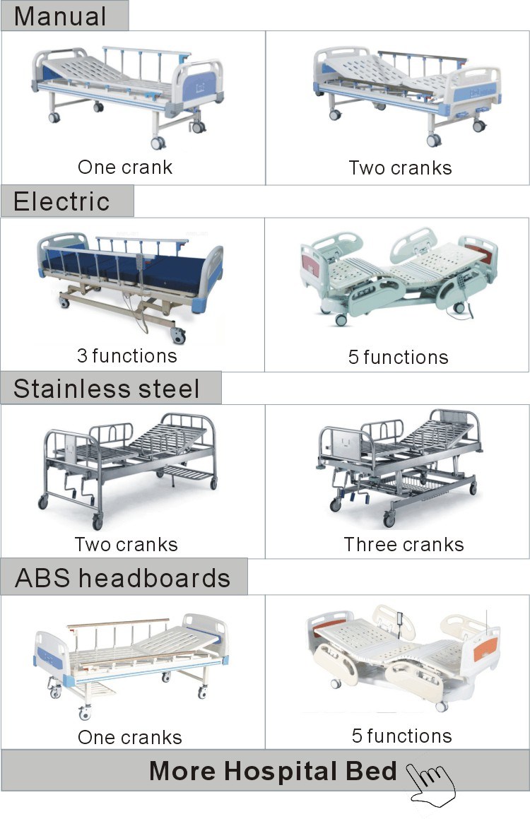 Medical Furniture and Equipment Medical Metal 5 Function Electric Hospital Bed