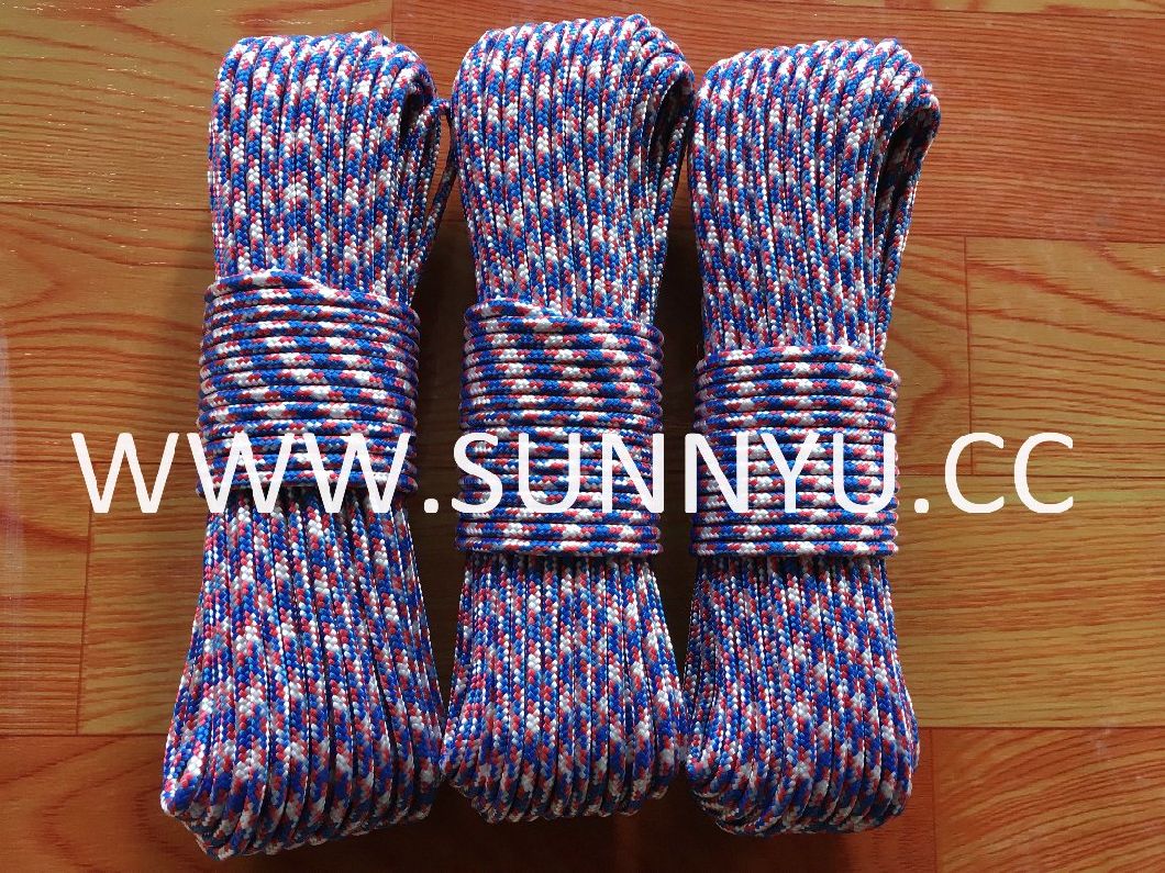 Customized Strong Colored PP Diamond Braided Rope for Packaging
