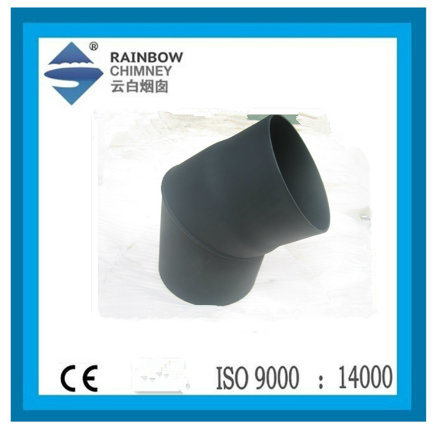 Carbon Steel 45 Degree Elbow for Chimney Stove