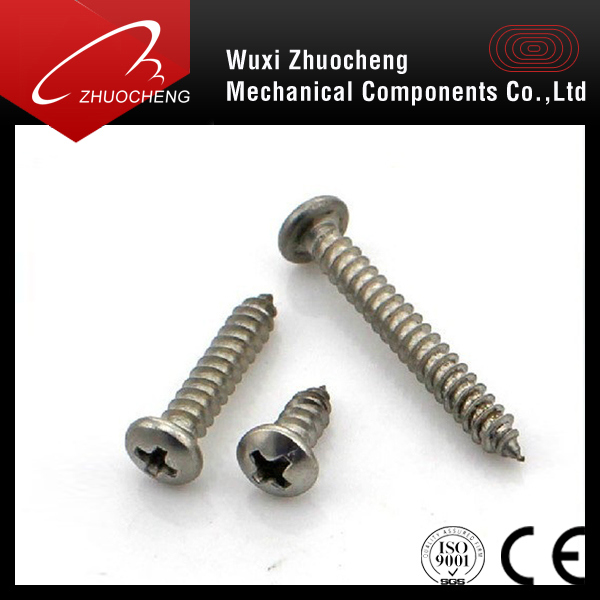 Carbon Steel Cross Recessed Pan Head Self Tapping Screw DIN7981