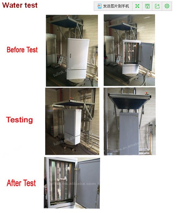 144core Outdoor Floor Mounted SMC Optical Fiber Cross Connect Cabinet