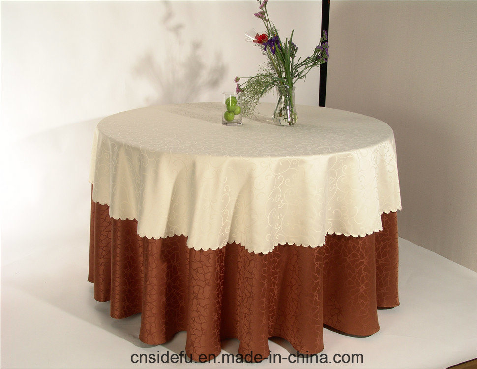 Customized Hotel Round Cheap Dining Table Cloth