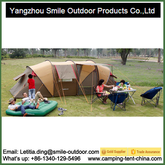 Wind up Tunnel Shaped Outdoor Custom Camping Family Tent
