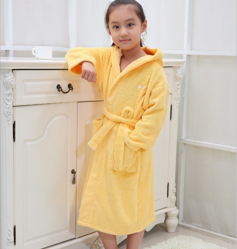 Factory Children's Cotton Terry Bathrobes Baby Bathrobe Wholesale