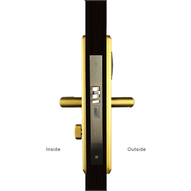 New Arrival Hotel Keyless Electronic Aluminum Sliding Door Lock