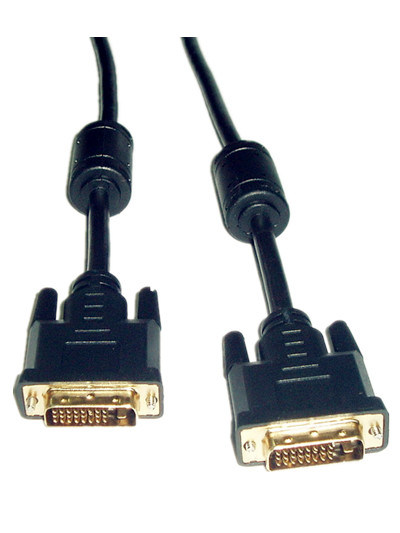 DVI Cable, DVI Plug to DVI Plug, 18 + 1 Single Link