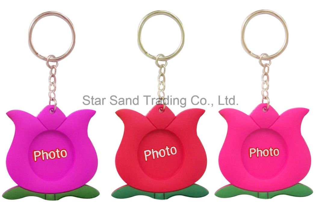 Hotsale Decorative Cartoon Key Chain Promotional Mini Photo Frame