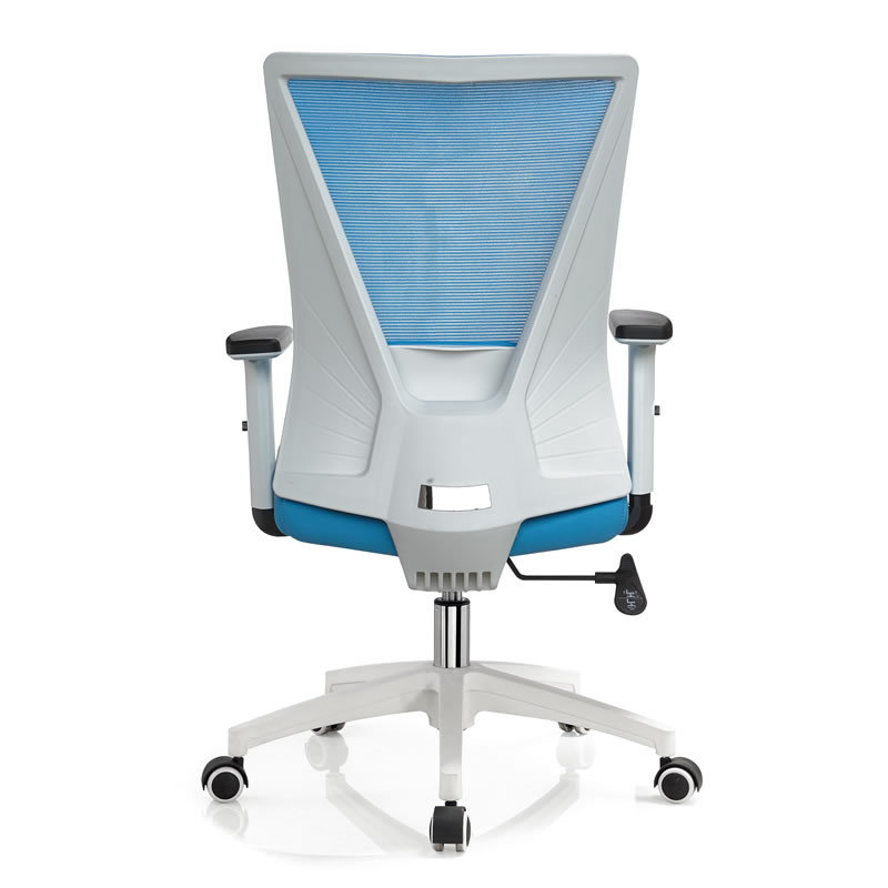 MID Mesh Back White Lift Computer Office Chair for Desks