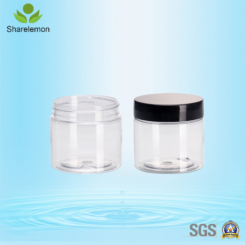 100ml Pet Transparent Plastic Food Jars for Food Storage