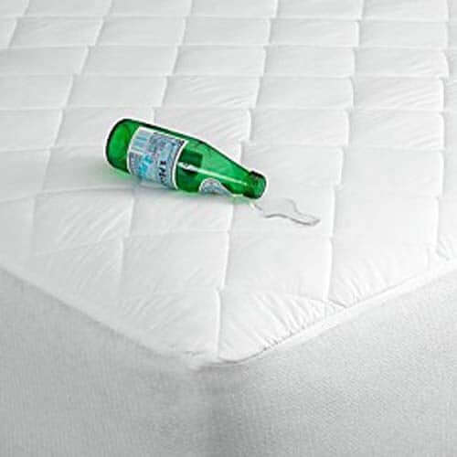 European Hot Selling Terry White Microfiber Waterproof Mattress Protector (JRD614)