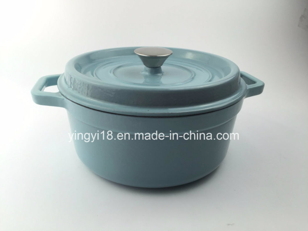 Die Cast Casserole Cooking Pots Cast Iron Cookware