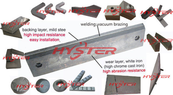 High Chromium White Iron ASTM A532 Wear Plate for Mixer Liner