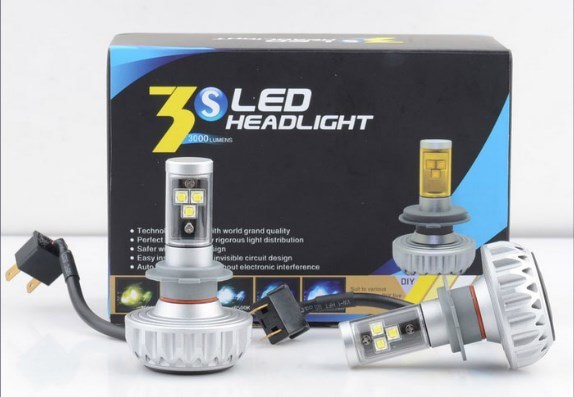 Fanless CREE 30W 3000lm Auto LED Car Headlight