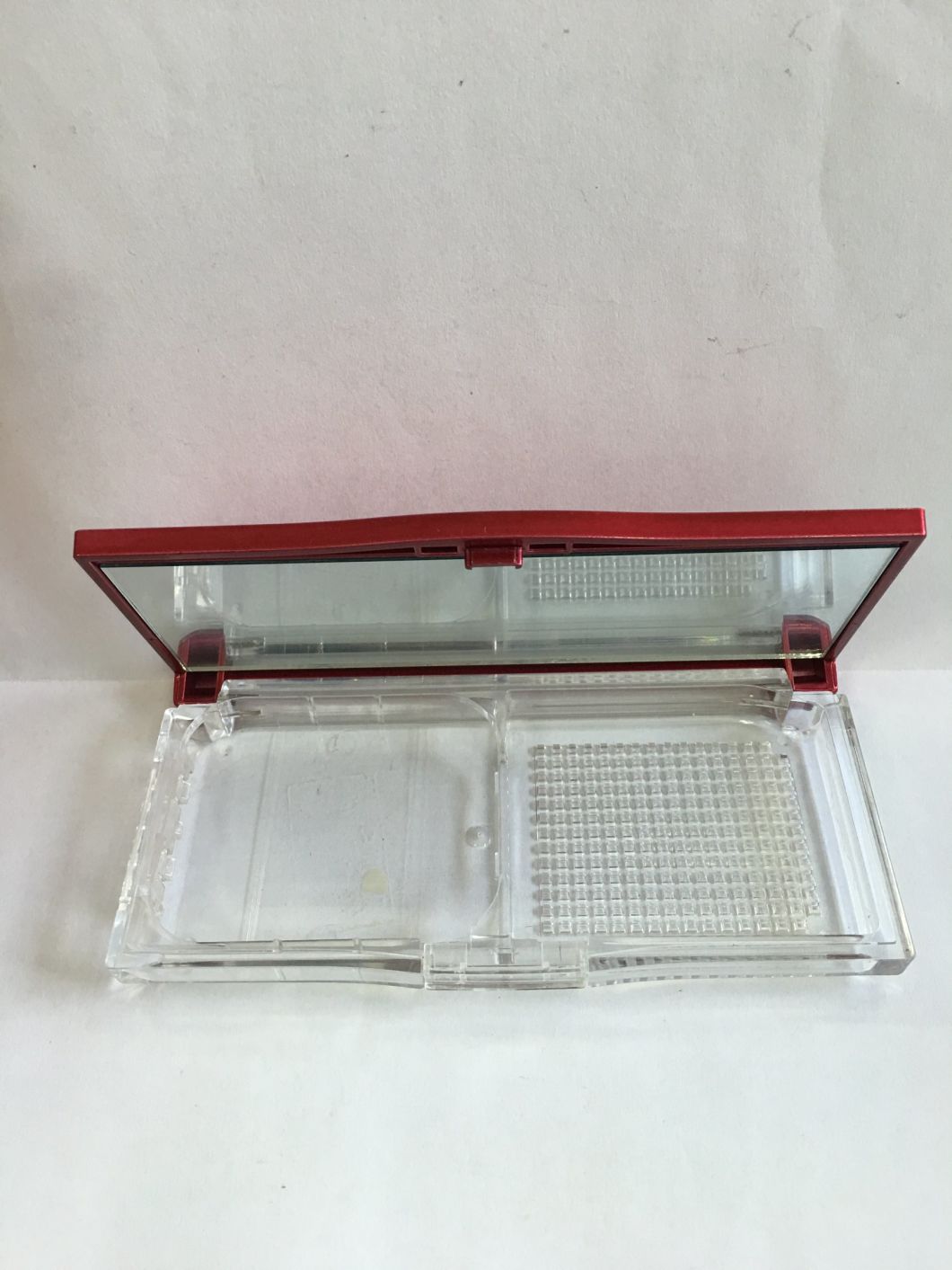 Square Plastic Powder Compact Case