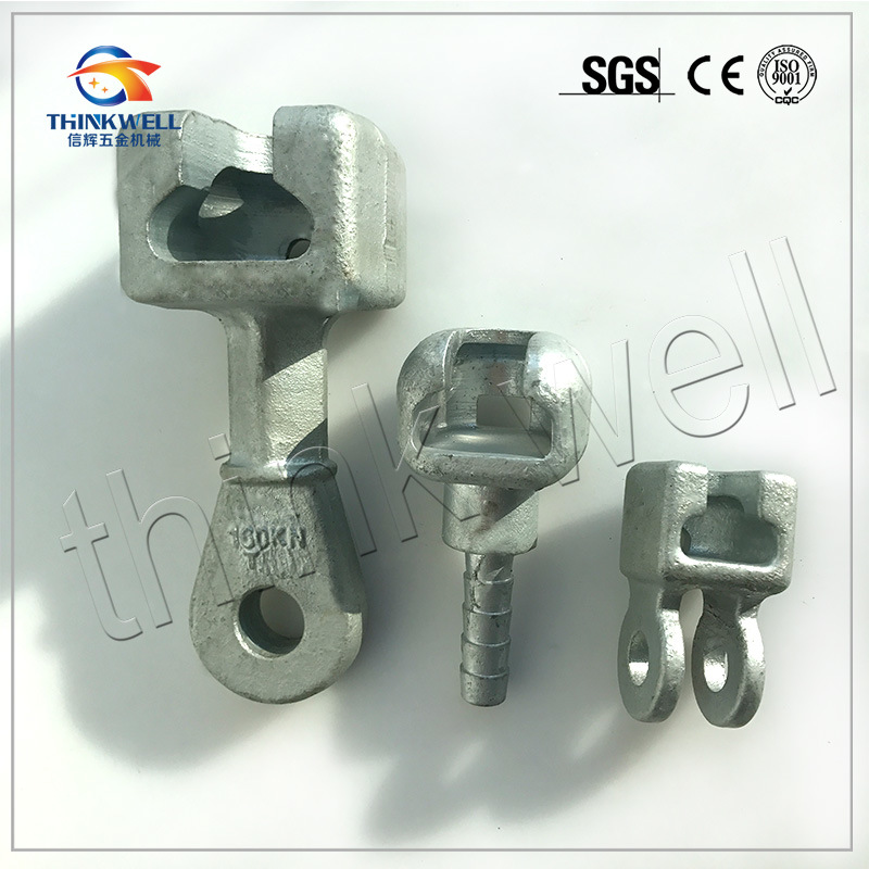 Superior Quality Forged Steel Galvanized Socket Clevis for Transmission Line