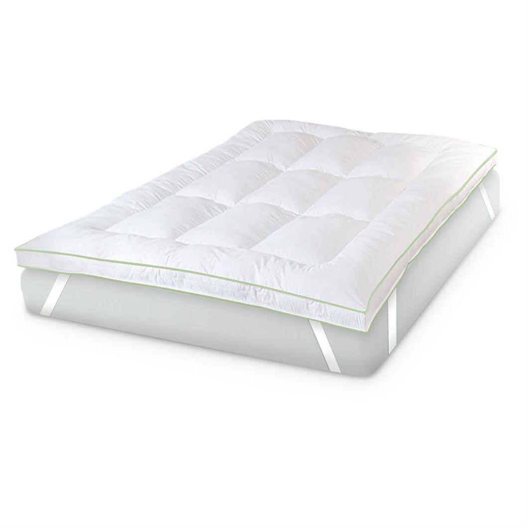 2018 New Arrival Hotel Supplier White Quilted Mattress Protector (JRD585)